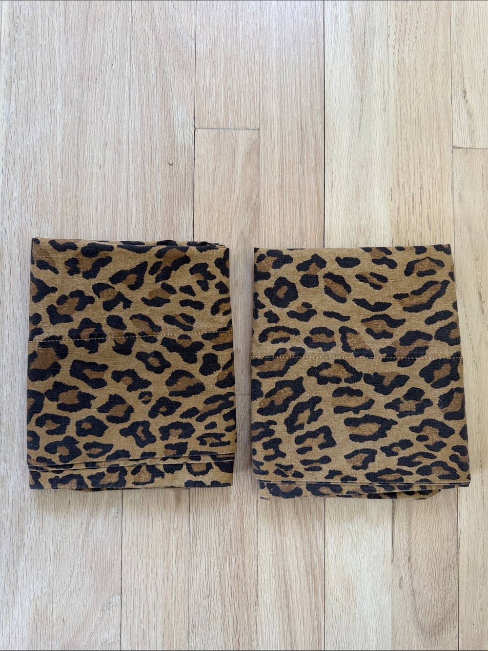 Ralph Lauren Leopard Print Pillowcases- A Pair